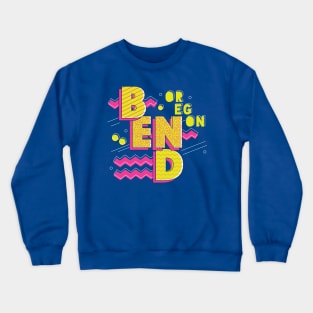 Retro 90s Bend, Oregon Crewneck Sweatshirt